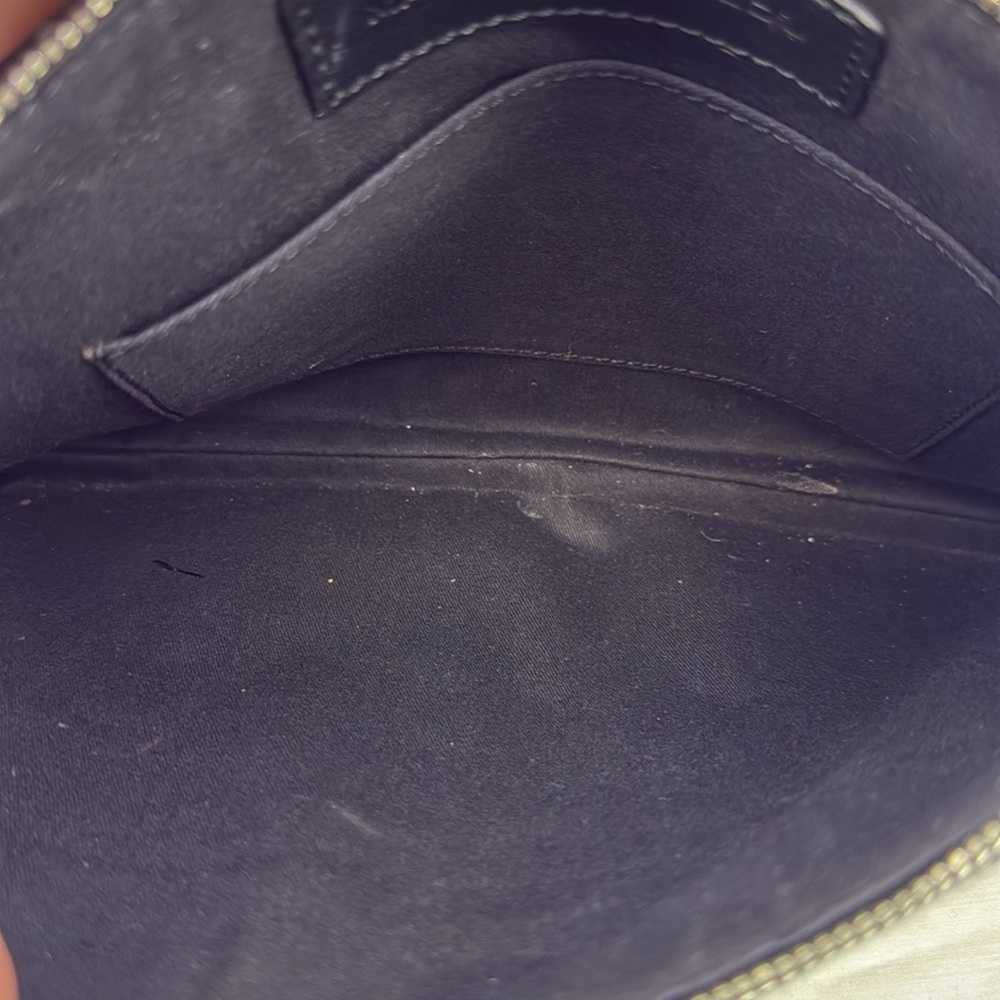 Mary Katrantzou Green Paisley Print Clutch Bag Coated PVC - Picture 8 of 8